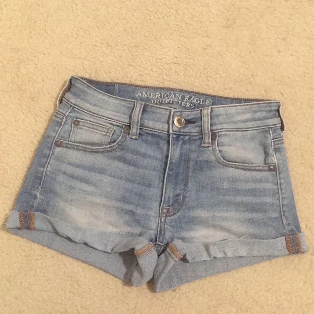 american eagle high-rise shorts